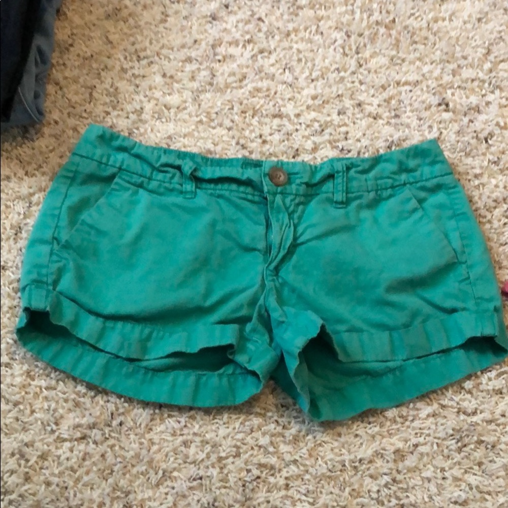 Green American Eagle Shorts